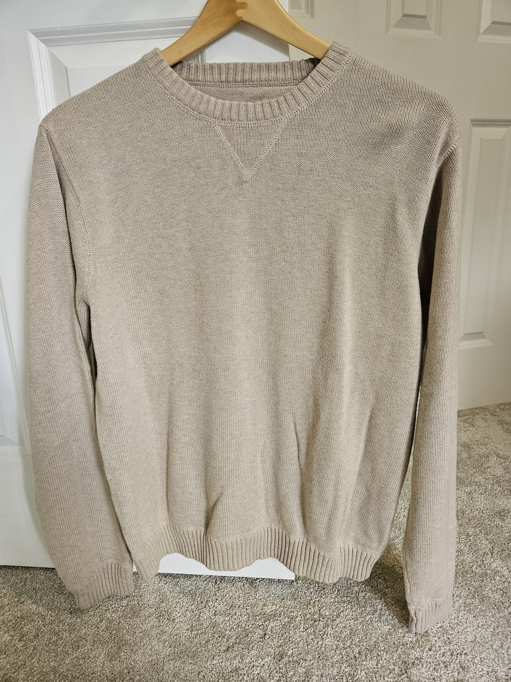 Eddie Bauer Taupe Crewneck Sweater